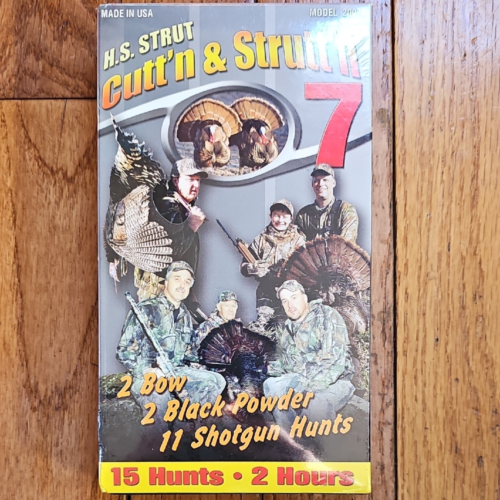 H.S. Strut Cutt'n & Strutt'n 7 Hunting VHS
